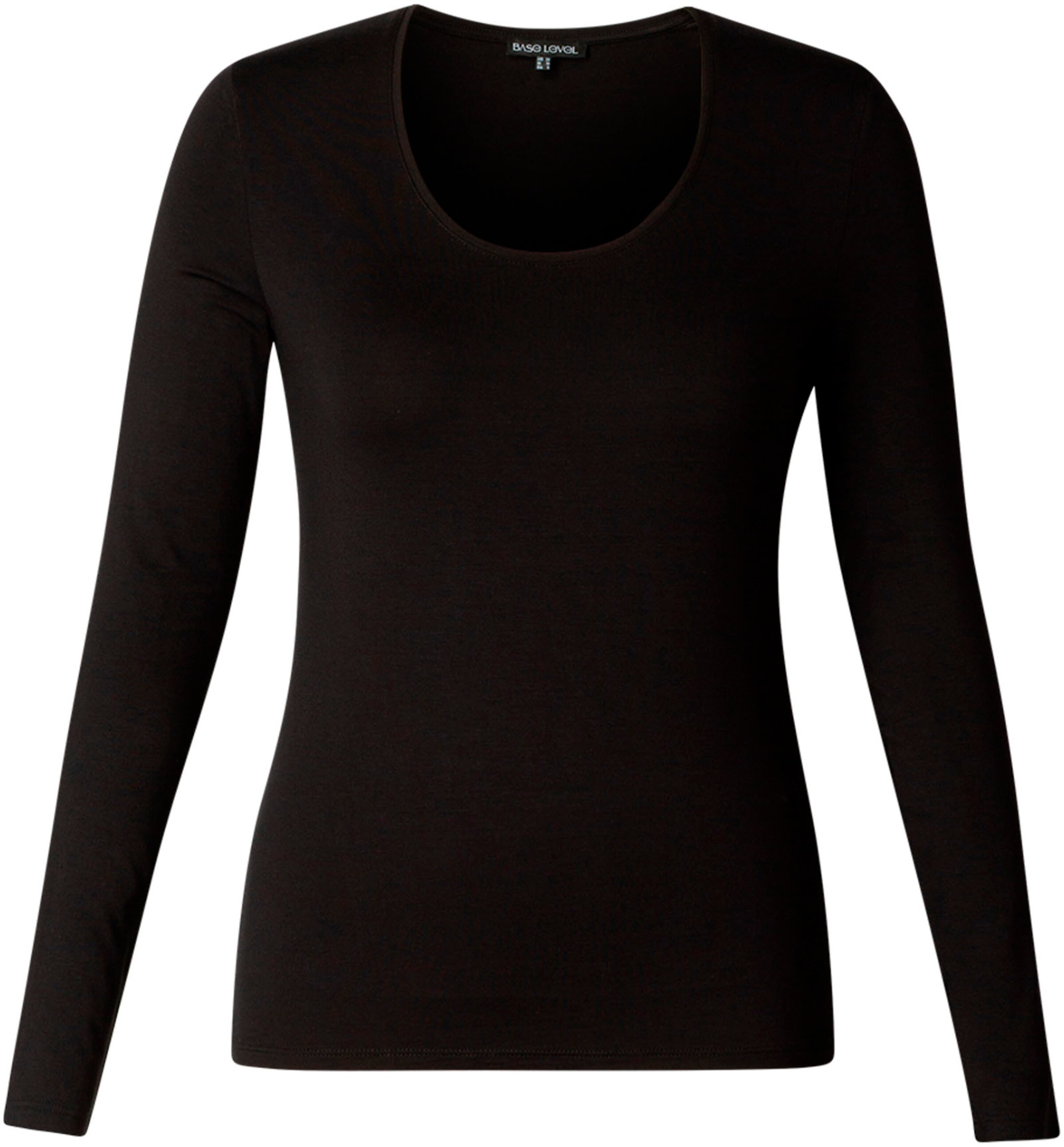 BASE LEVEL CURVY Shirt in Black: front