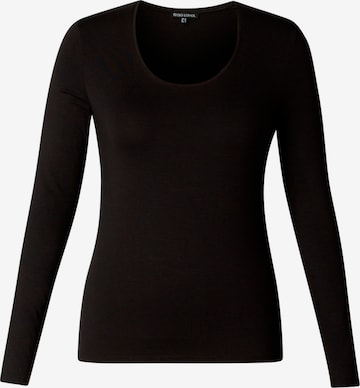 BASE LEVEL CURVY Shirt in Schwarz: Vorderseite