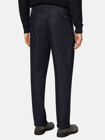 Coupe slim Pantalon à pince Boggi Milano en bleu