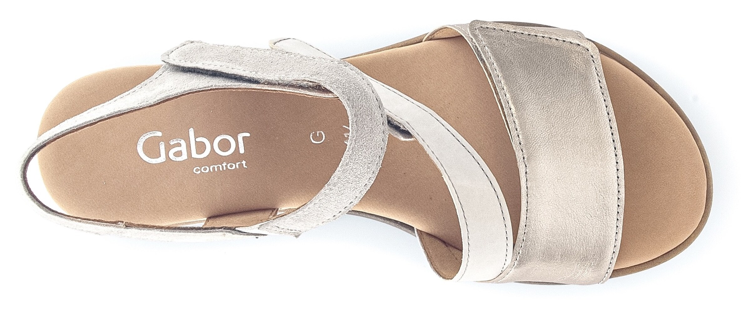 GABOR Sandalen met riem in Beige