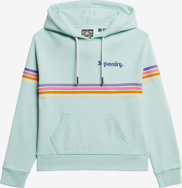 Superdry Sweatshirt in Groen: voorkant