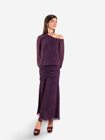 THE-ARE - Blusa em roxo