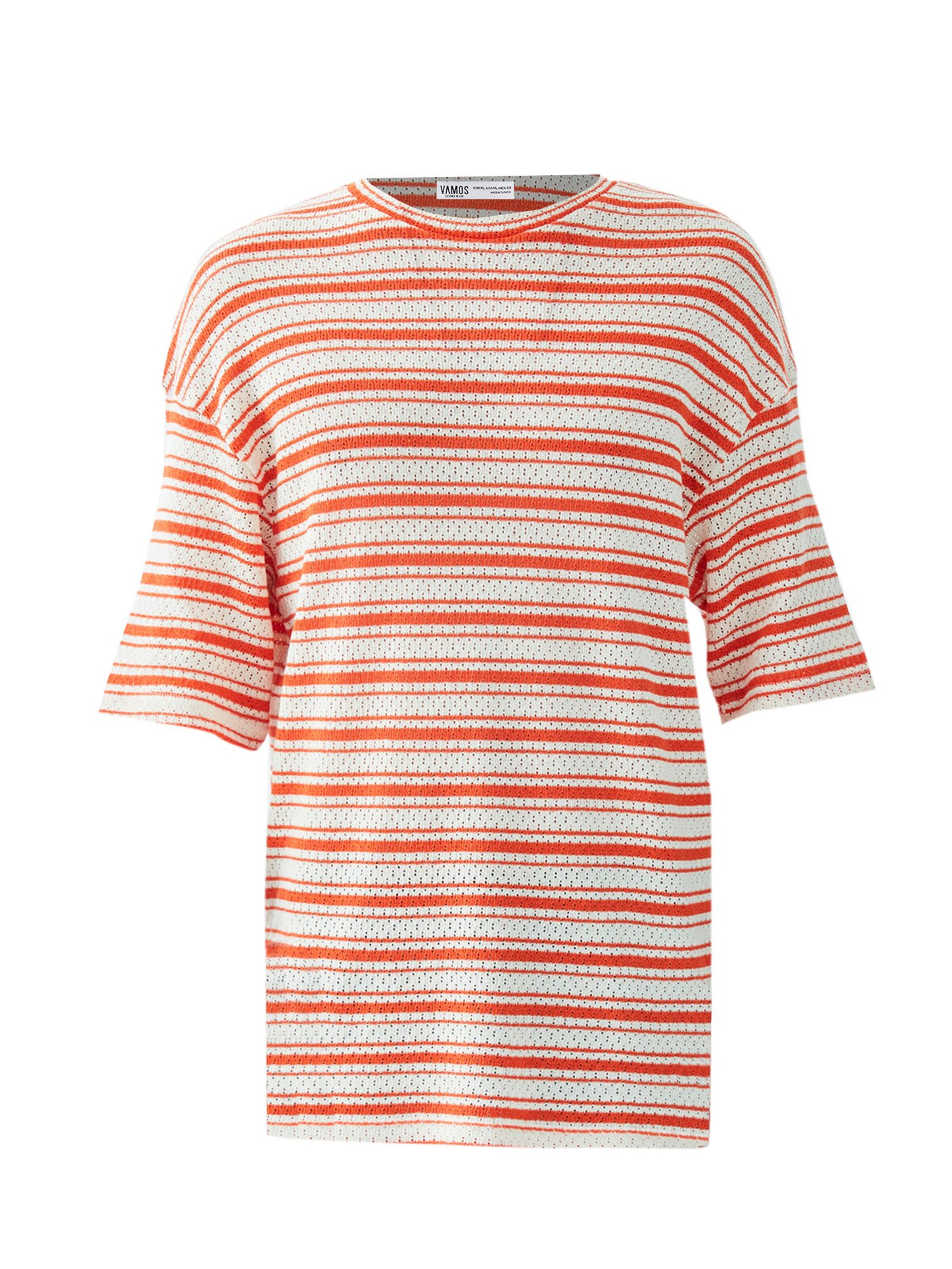 Tricou de la VAMOS CLO pe portocaliu: față