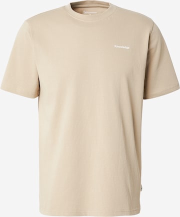 KnowledgeCotton Apparel Paita värissä beige: etupuoli
