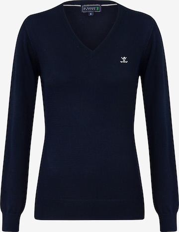 Sir Raymond Tailor Sweater 'Verty' in Blue: front