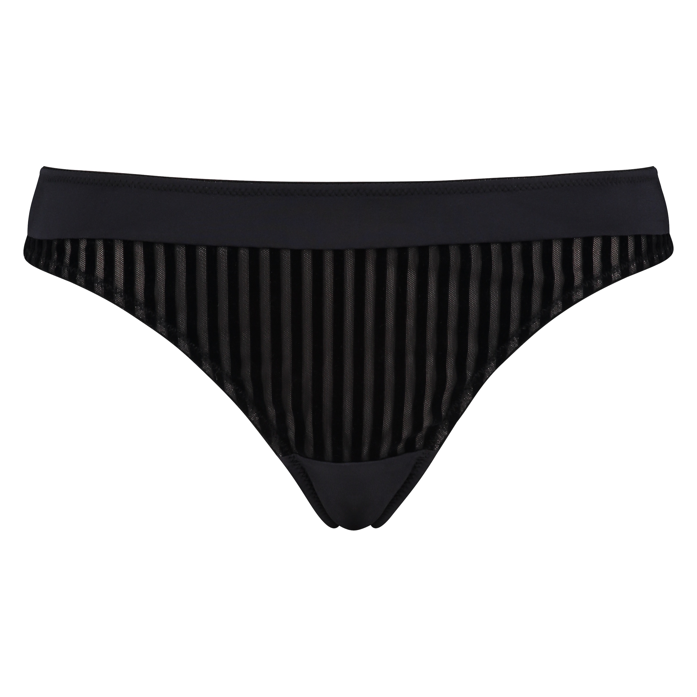 Hunkemöller Thong 'Pia' in Black: front