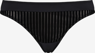 Hunkemöller - Tanga 'Pia' en negro: frente