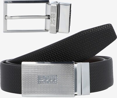 BOSS Casual Riem in de kleur Donkerbruin / Zwart / Zilver, Productweergave