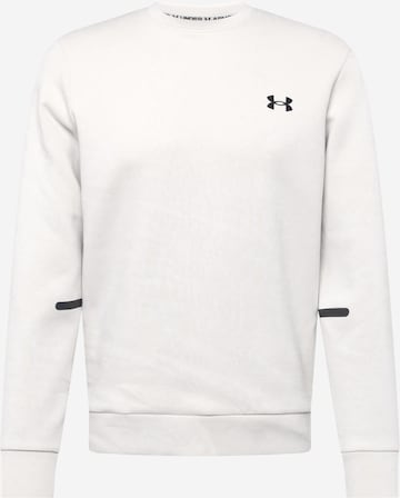UNDER ARMOUR Спортивный свитшот 'Unstoppable' в Белый: спереди