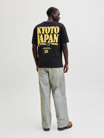 JACK & JONES Paita 'JORKYOTO' värissä musta: etupuoli