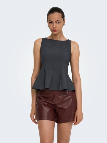 ONLY Top 'ONLKAMIA' | siva barva: sprednja stran