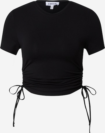 EDITED - Camiseta 'Gina' en negro: frente