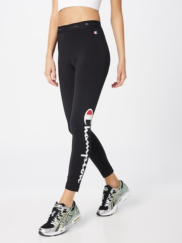 Champion Authentic Athletic Apparel Slim fit Leggings in Black: front