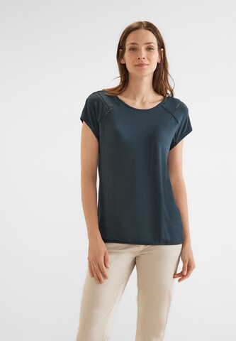 STREET ONE T-Shirt in Blau: Vorderseite