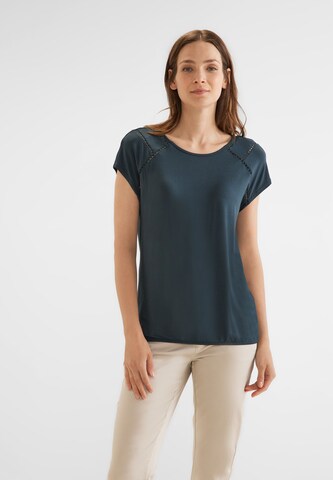 STREET ONE Shirt in Blauw: voorkant