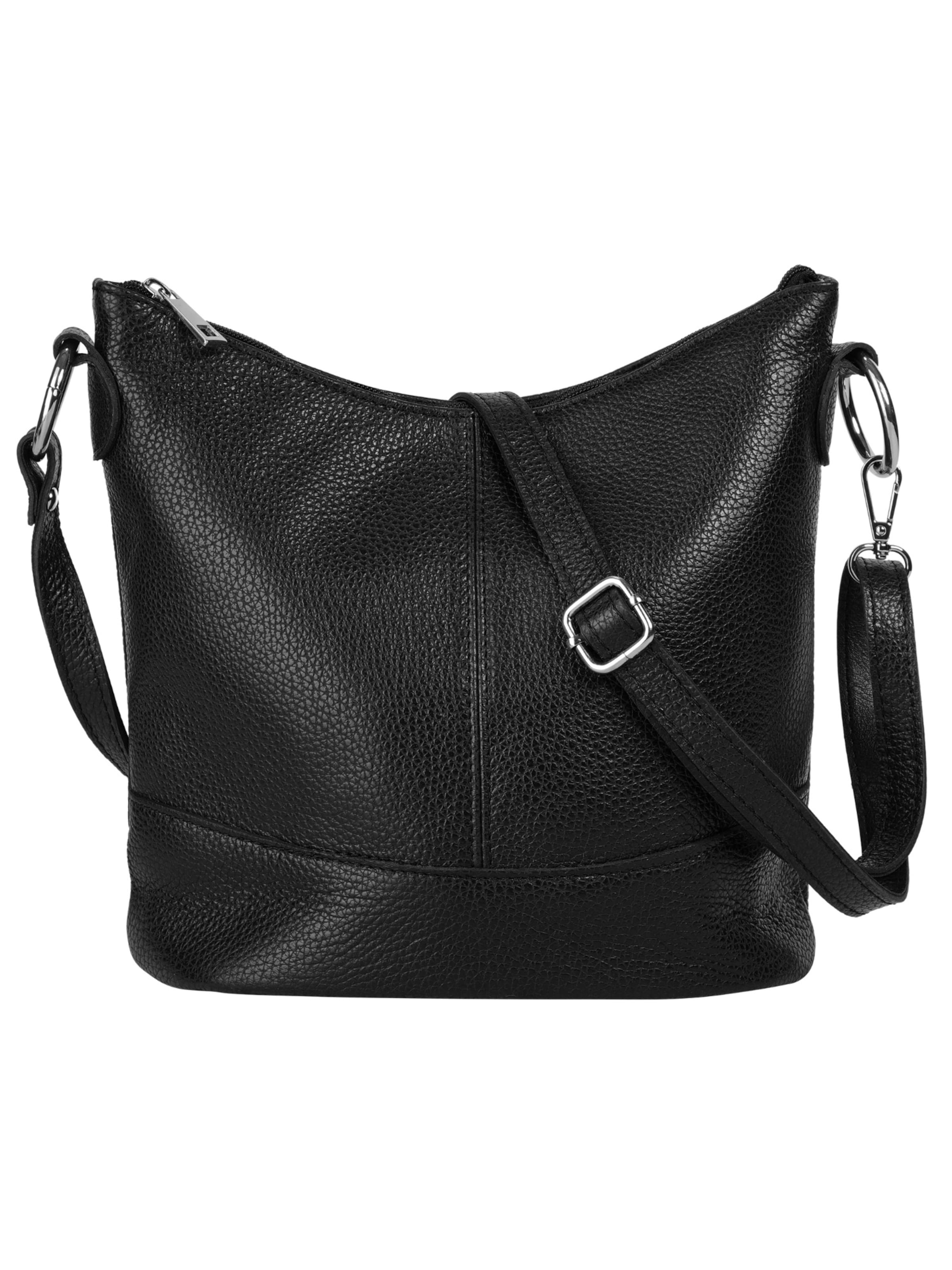 Sac à bandoulière Cluty en noir : devant
