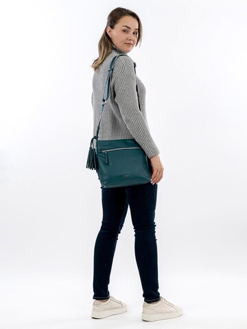 Borsa a spalla ' E&N Belli ' di Emily & Noah in blu: frontale