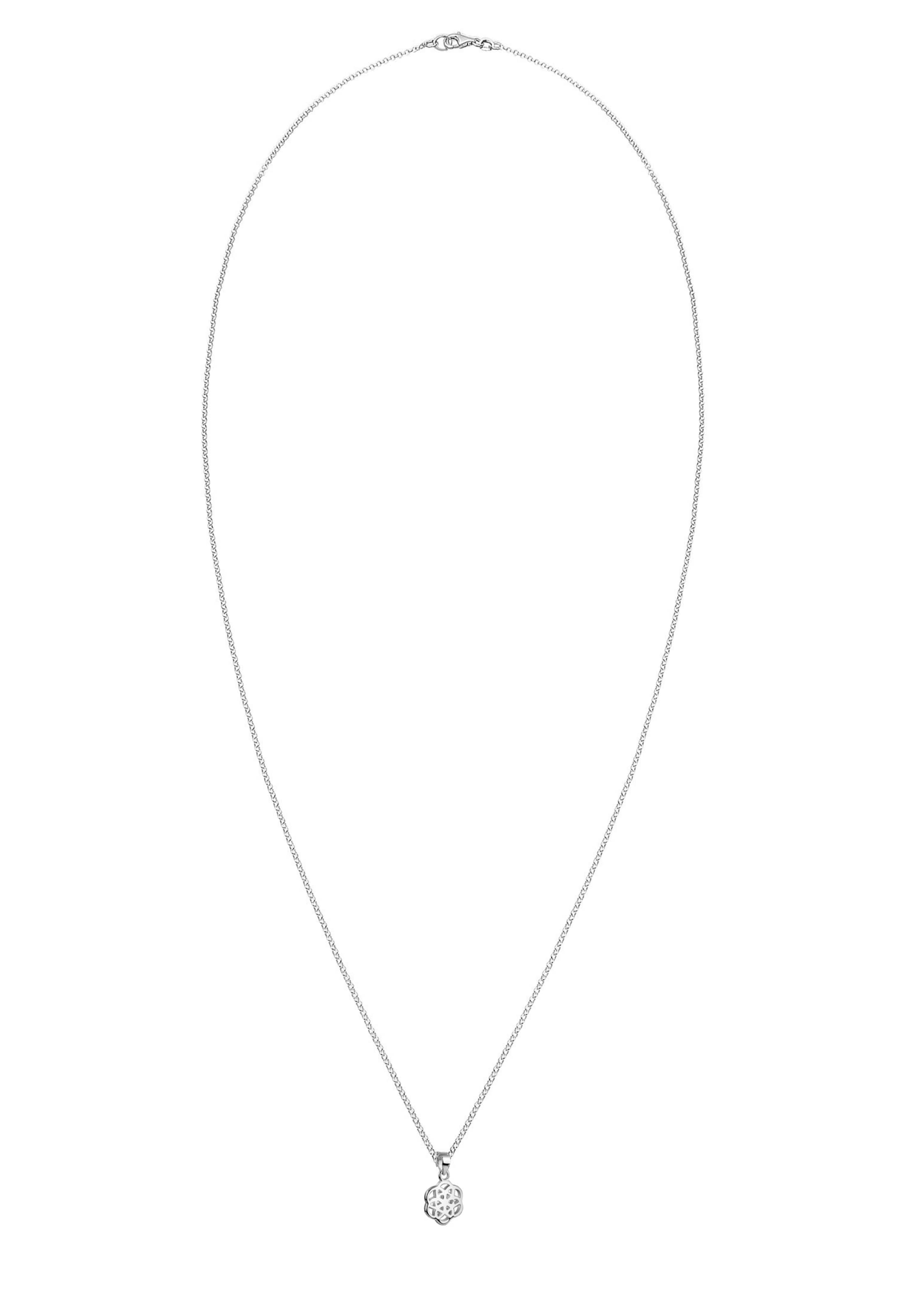 Nenalina Necklace 'Lebensblume' in Silver: front