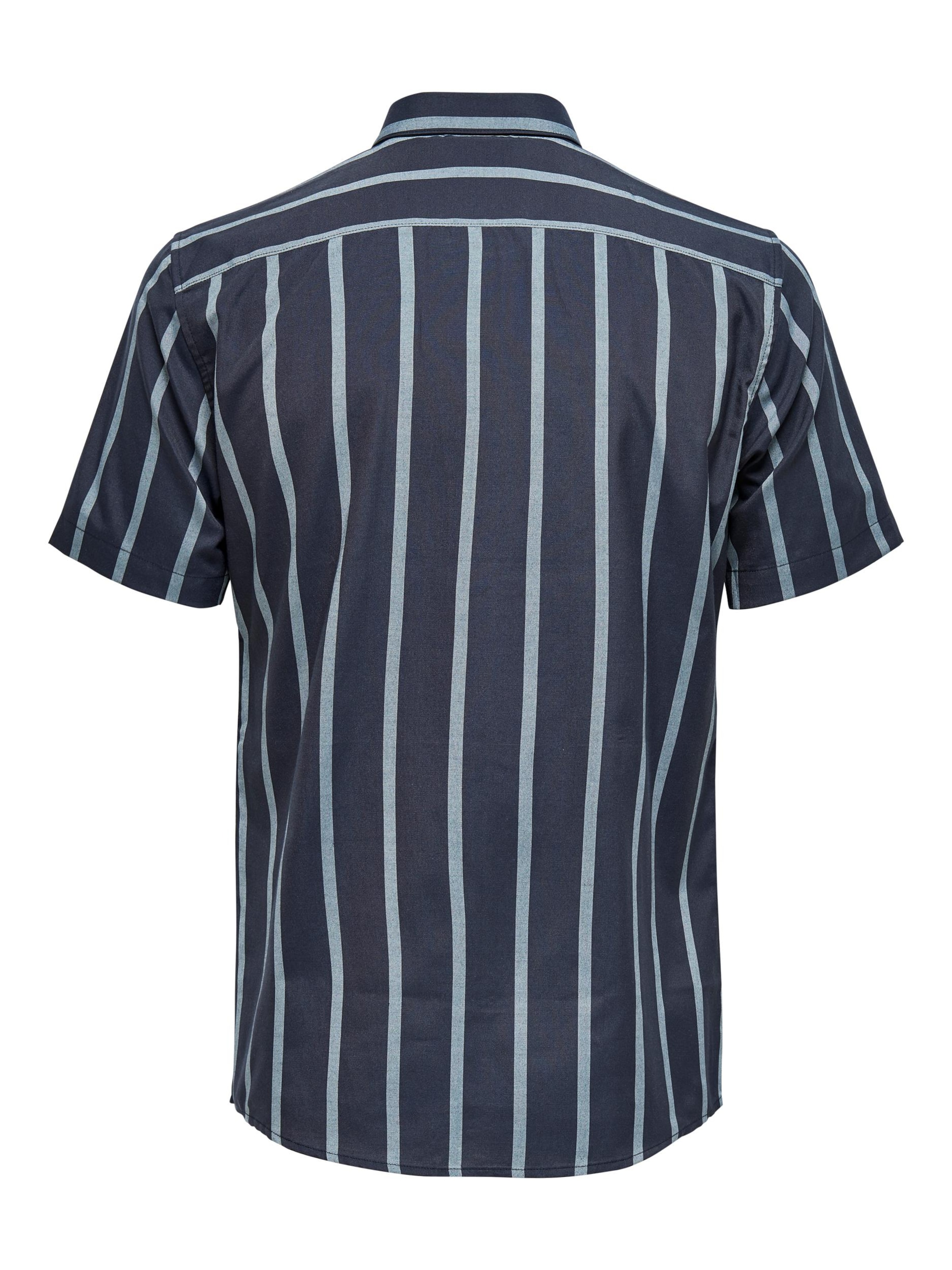 Only & Sons Regular fit Overhemd 'TRAVIS' in Blauw