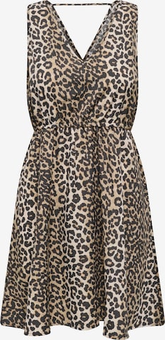 Robe 'ONLNova' ONLY en marron : devant