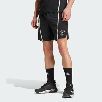 ADIDAS PERFORMANCE Обычный Спортивные штаны 'Designed For Training Legacy' в Черный: спереди