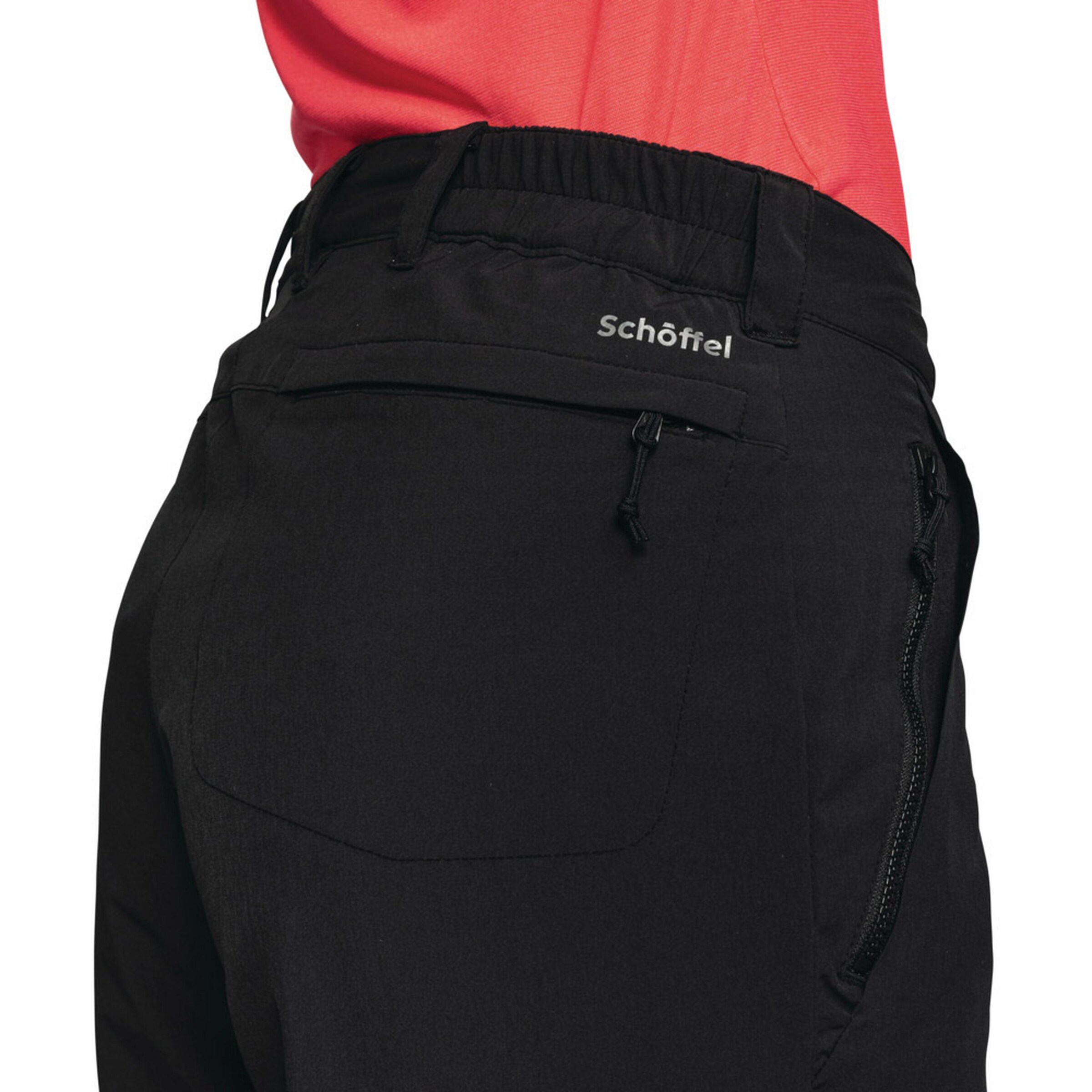 Schöffel Regular Outdoorbroek 'Engadin1' in Zwart