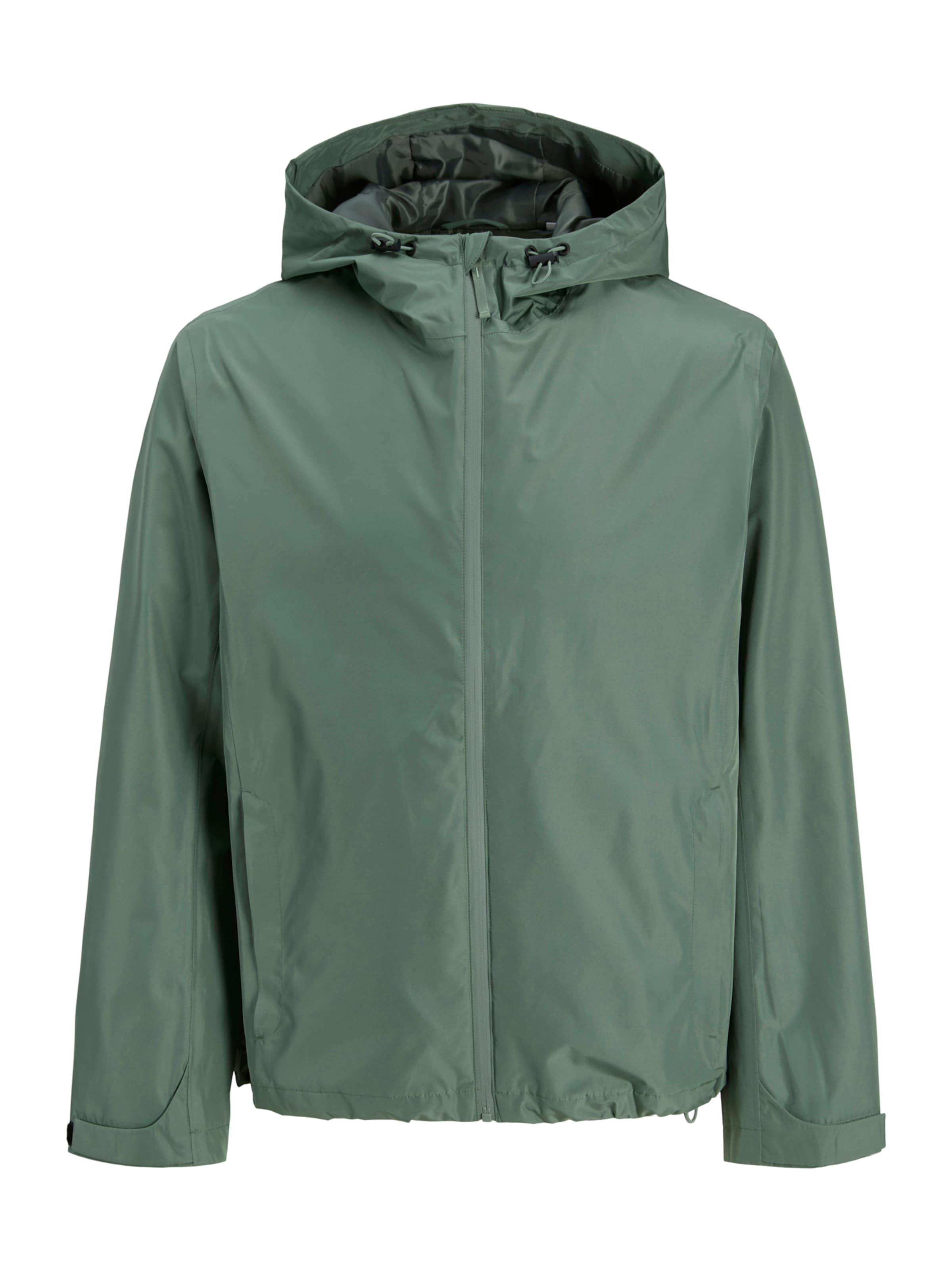 JACK & JONES Демисезонная куртка в Зеленый: спереди