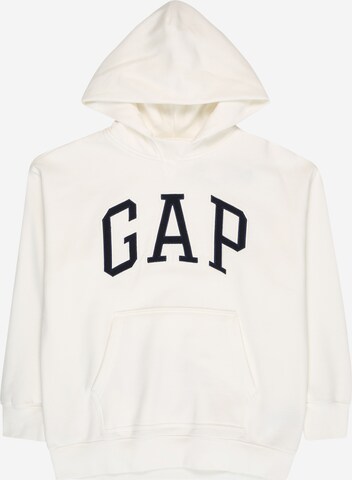 GAP Sweatshirt 'ARCH' in Wit: voorkant