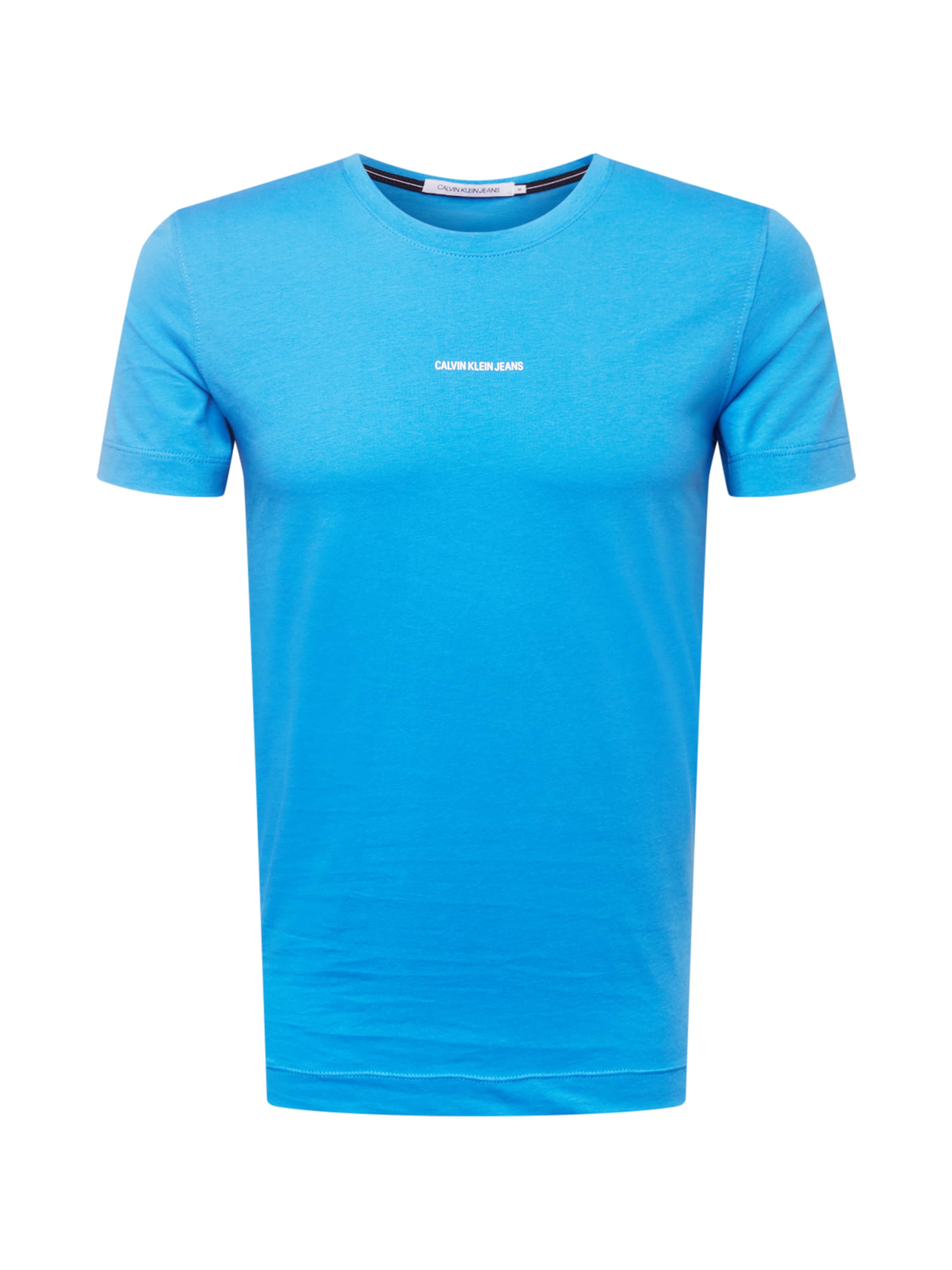 Männer Shirts Calvin Klein Jeans T-Shirt in Blau - NL26090 Männer Shirts Calvin Klein Jeans T-Shirt in Blau - NL26090
