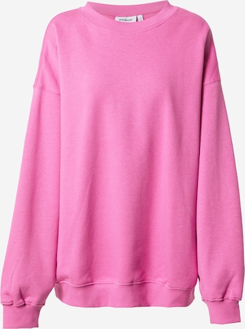 WEEKDAY Sweatshirt in Roze: voorkant