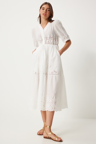 Happiness İstanbul Obleka | bela barva