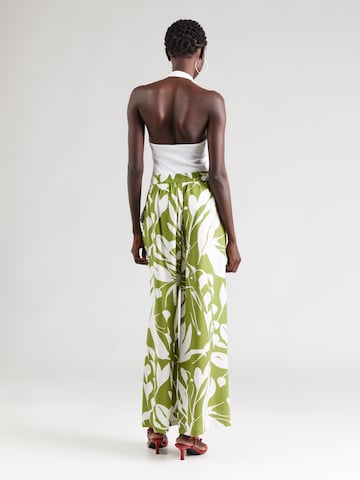 Wide Leg Pantalon à pince Sublevel en vert