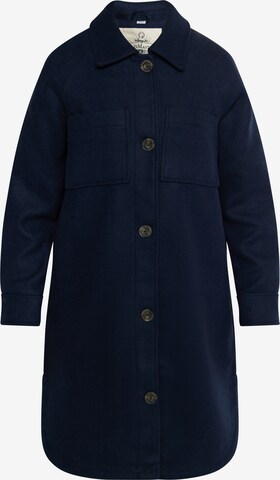 DreiMaster Vintage Between-Seasons Coat in Blue: front