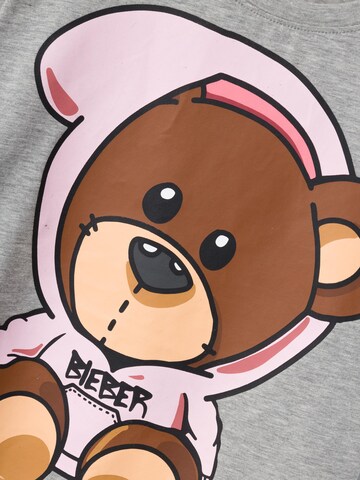 NAME IT Bluser & t-shirts 'Jabb Justin Bieber' i grå