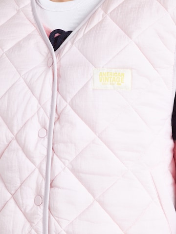 Gilet 'YUPIBAM' AMERICAN VINTAGE en rose