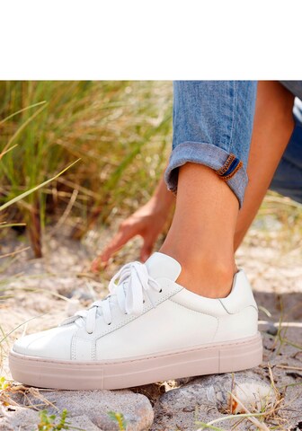 Elbsand Platform trainers in White: front
