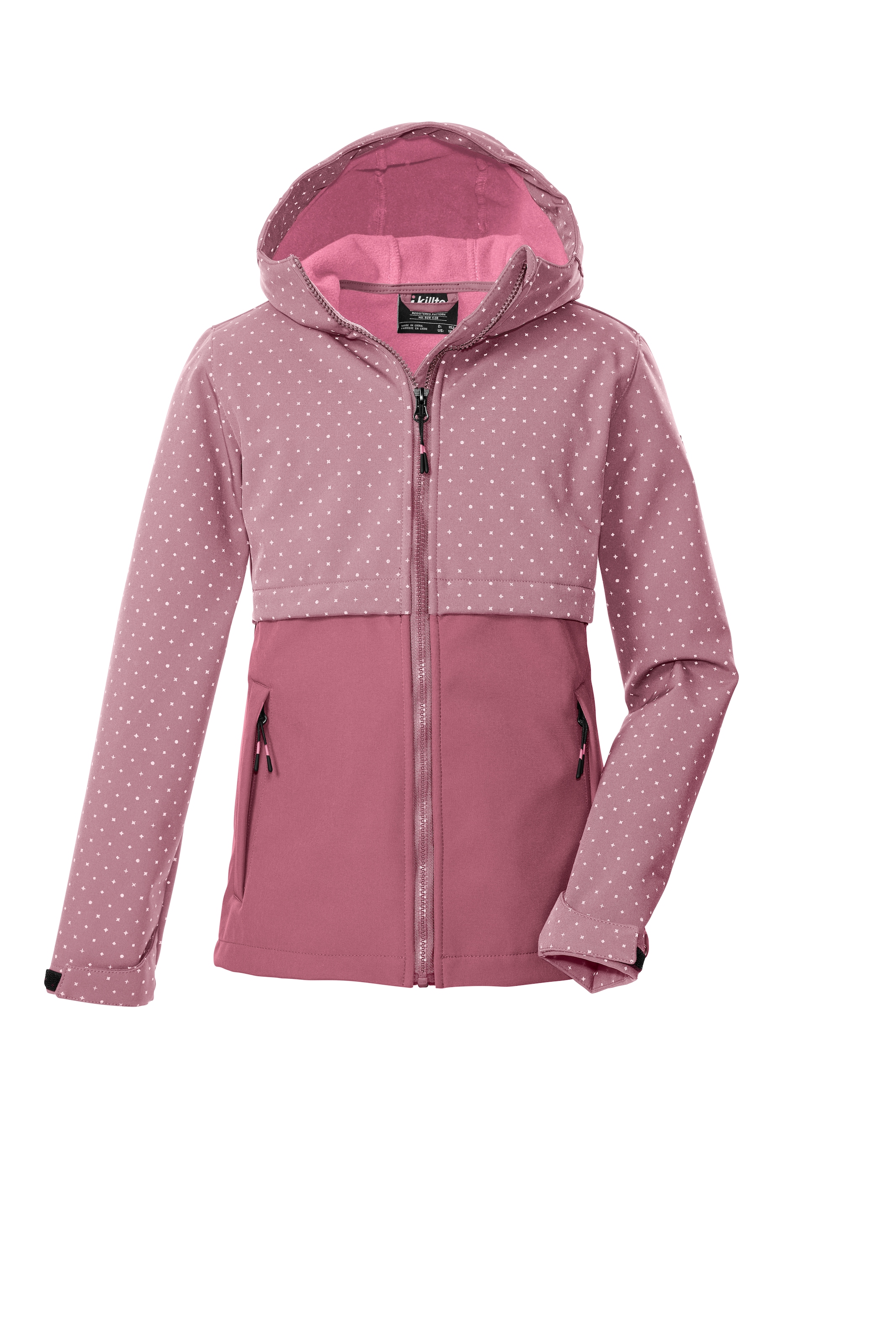 KILLTEC Outdoor jacket in Pink: front