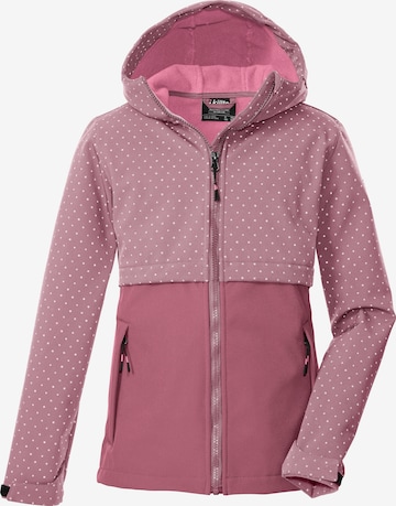 KILLTEC Outdoor jacket in Pink: front
