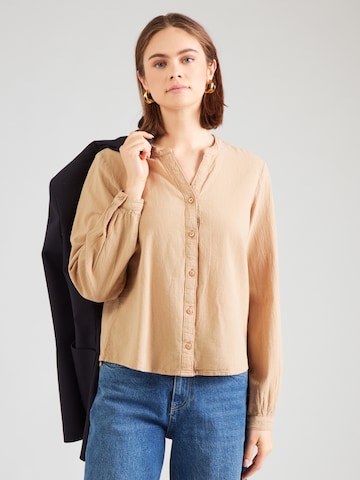 Bluză 'KANaya' de la Kaffe pe bej: față