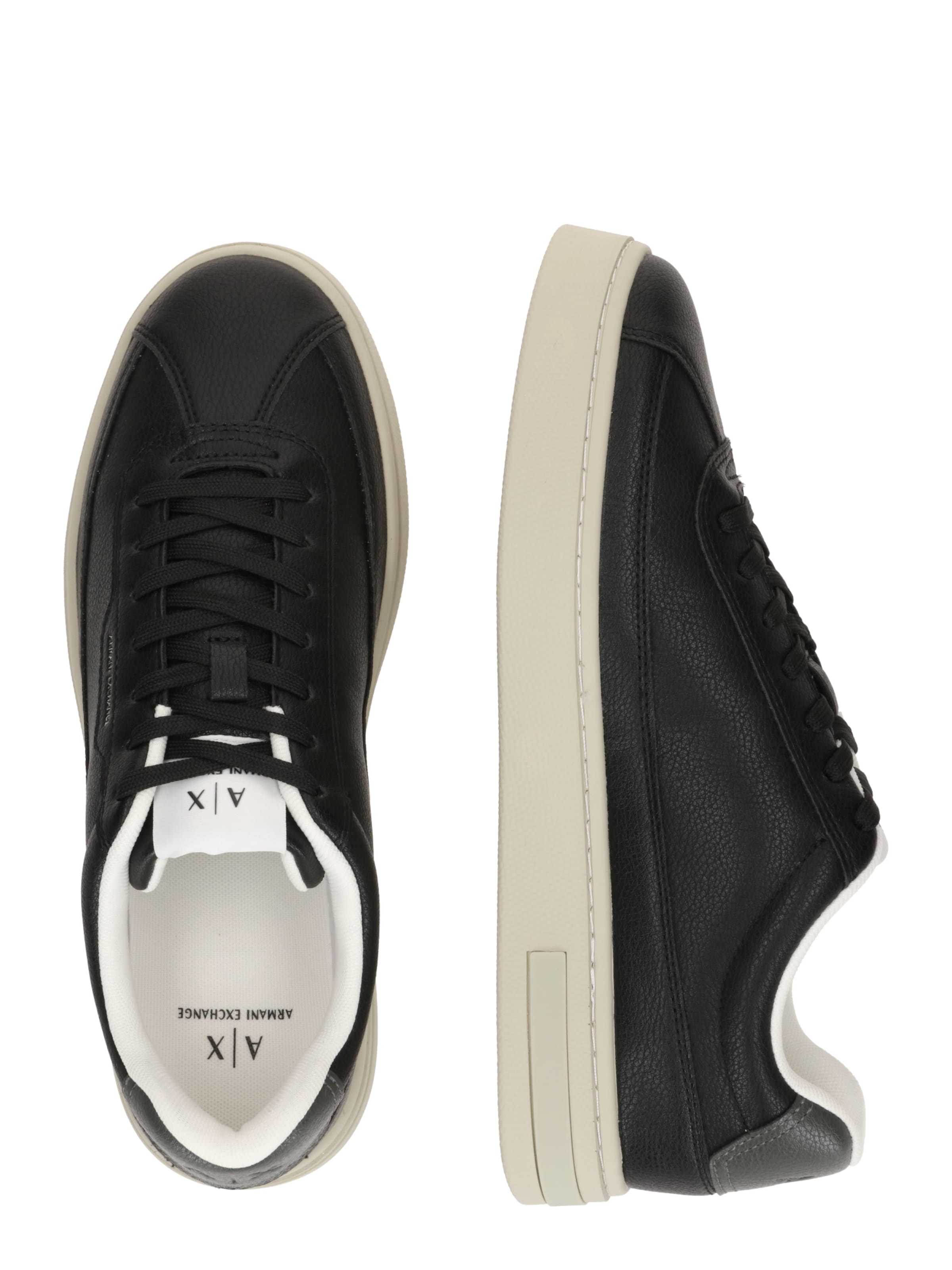 Baskets basses &#x27;LONDON&#x27; ARMANI EXCHANGE en noir