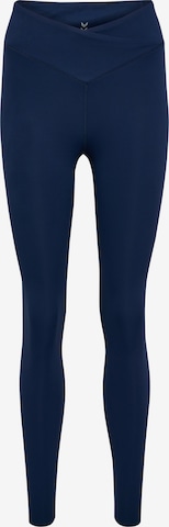 Hummel Skinny Sportsbukser i blå: forside