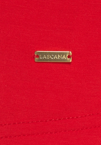 LASCANA Slaapshirt in Rood