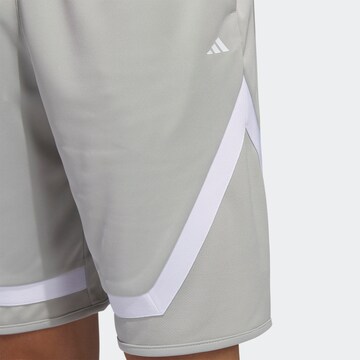 ADIDAS PERFORMANCE Loose fit Workout Pants in Grey