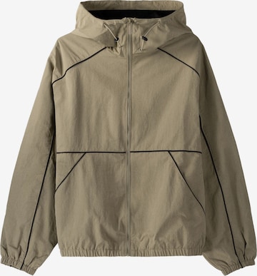 Veste mi-saison Bershka en beige : devant