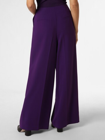 COMMA Wide leg Pleated Pants in Purple