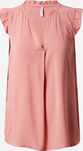 Sublevel Blouse in Roze: voorkant