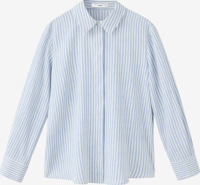 MANGO Bluse in XS in hellblau / weiß, Produktansicht
