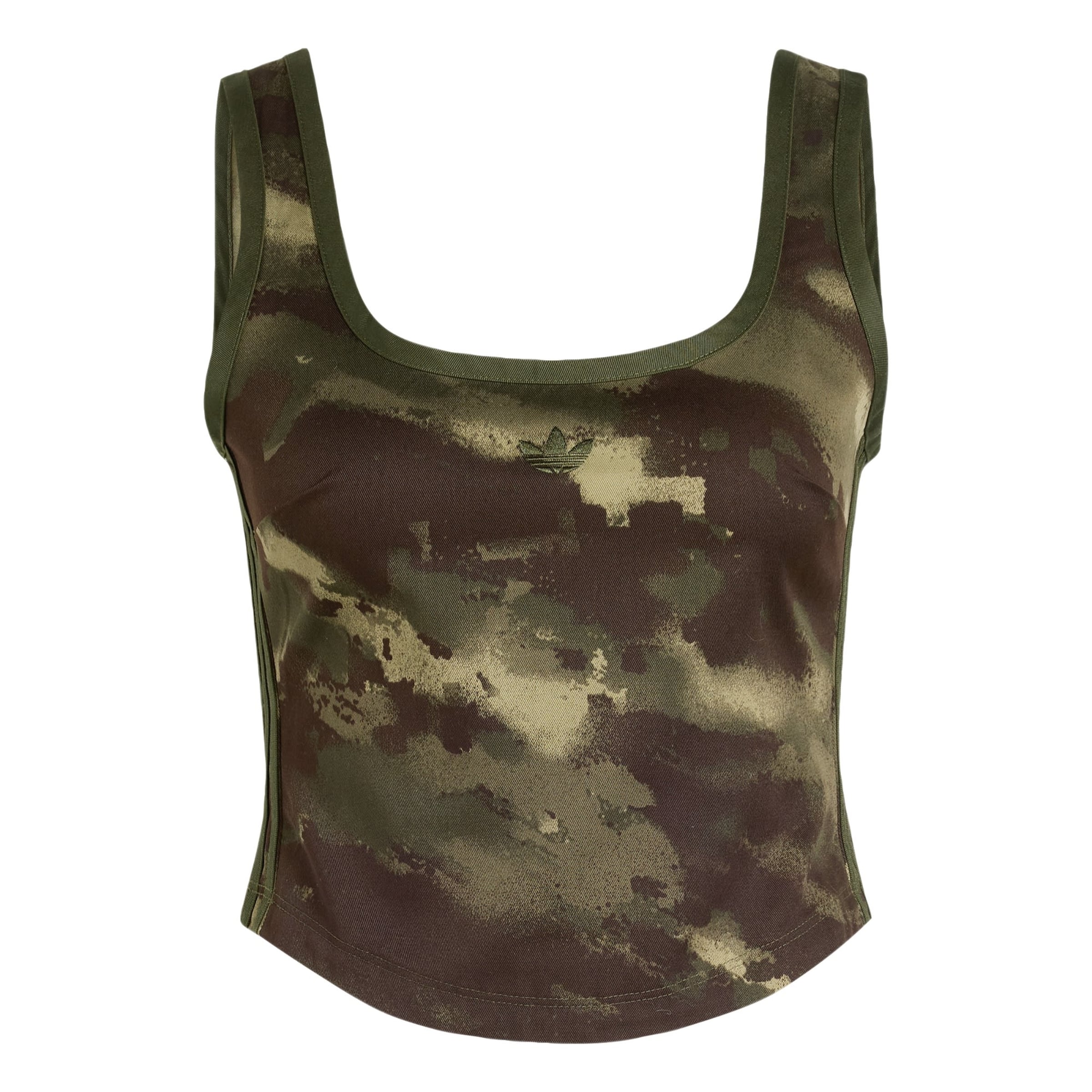 ADIDAS ORIGINALS Top in Groen: voorkant