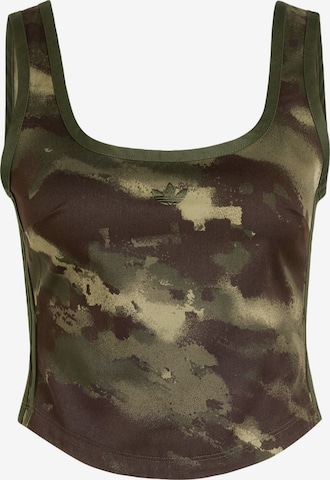 ADIDAS ORIGINALSTop 'CAMO CORSET' - zelena boja: prednji dio