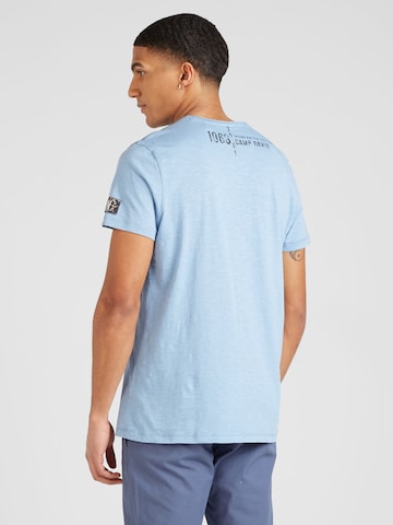 T-Shirt 'North Sea Trail' CAMP DAVID en bleu
